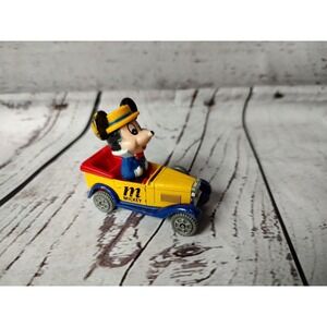 Vintage Walt Disney Productions Micky Mouse in Tomy Diecast Car Made In Japan